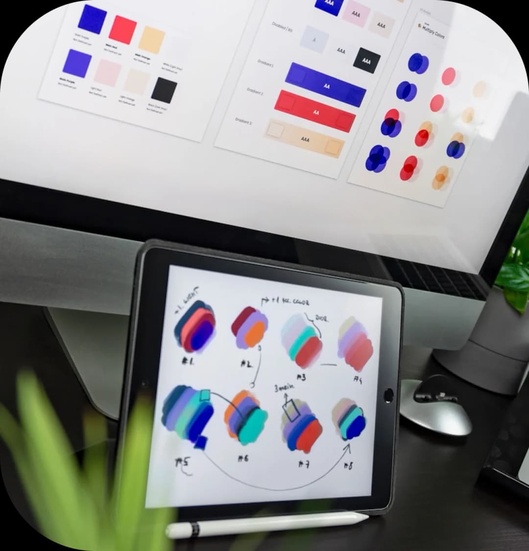 Creative Branding digital service illustration by Qashnova - Forge an unforgettable identity that resonates